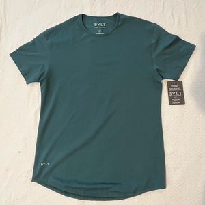 New BYLT drop cut, Lux, large, short sleeve, t-shirt, green (NWT)